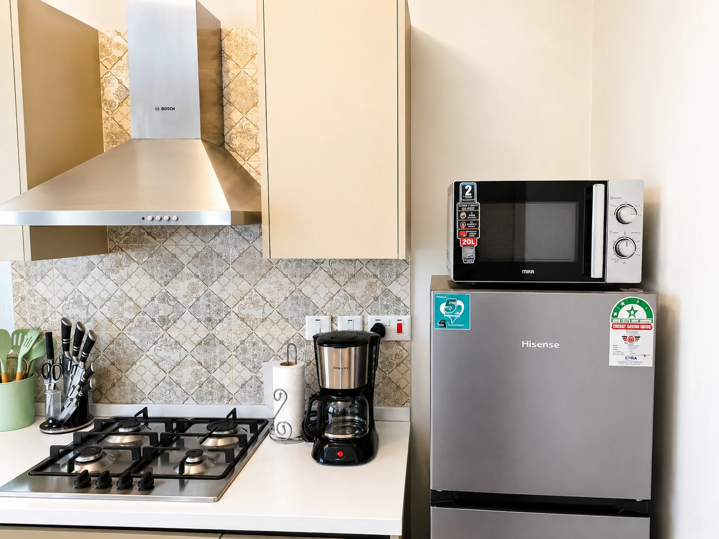 Modern furnished kitchen